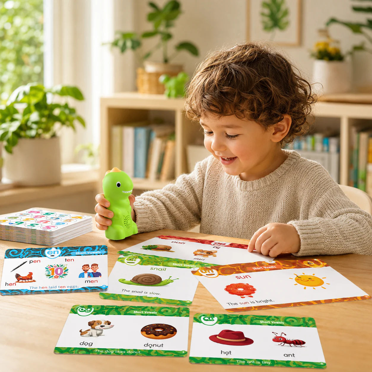 Interactive phonics practice, made for kids